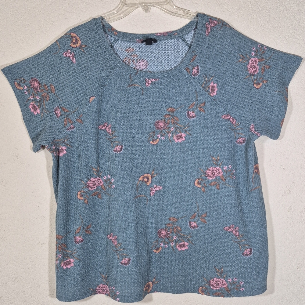 Torrid Classic Fit Waffle Knit Raglan Tee - Picture 3 of 12